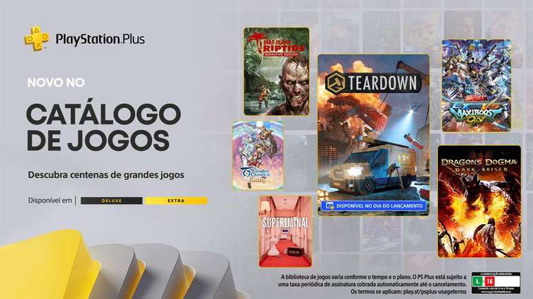 Confira os jogos gratuitos de agosto de 2023 da PlayStation Plus -  Playstation 5 - Script Brasil