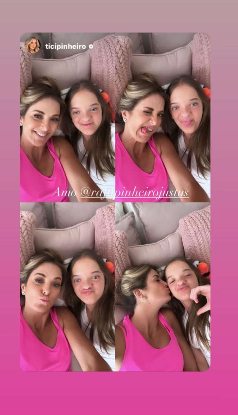 Ticiane Pinheiro shocks by showing the resemblance between her and Rafa Justus
