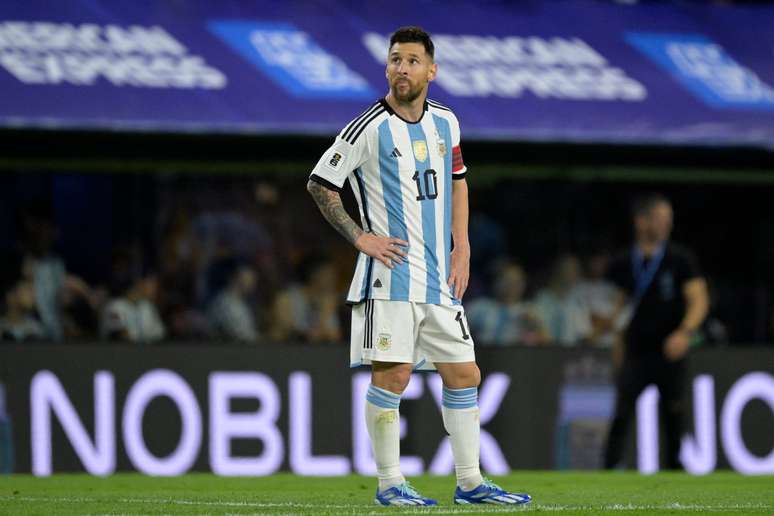 Messi na derrota da Argentina para o Uruguai – 