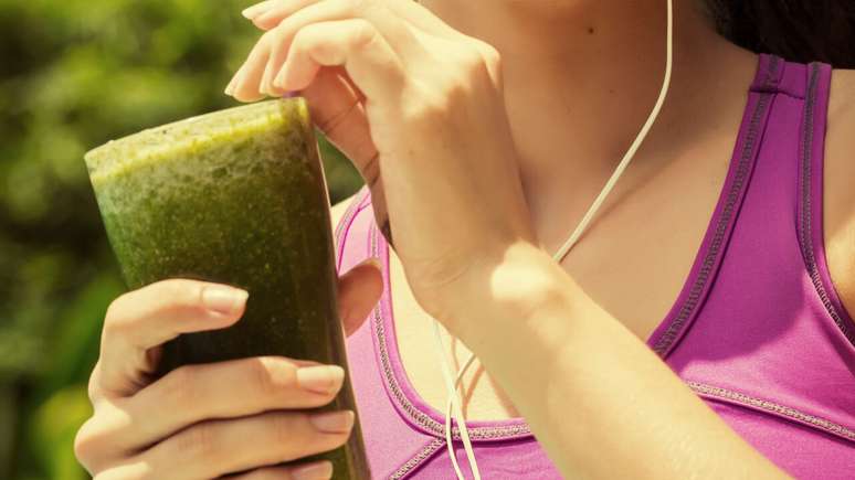 Suco detox após o treino - Shutterstock