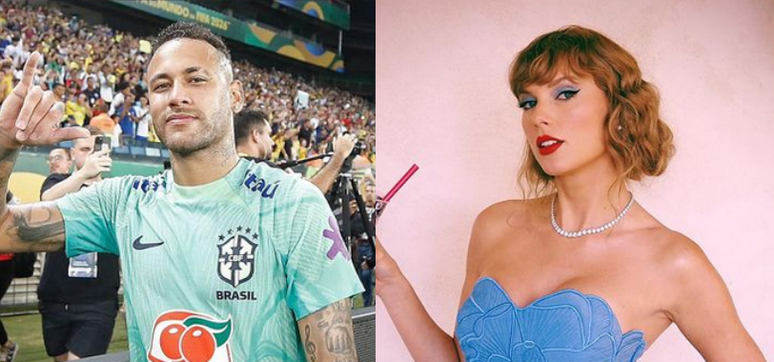 O jogador Neymar e a cantora Taylor Swift estimularam arrecadação de lacres de latinhas