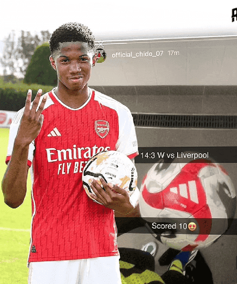 Chido curte e repercute o fato de fazer 10 gols num &uacute;nico jogo &ndash;