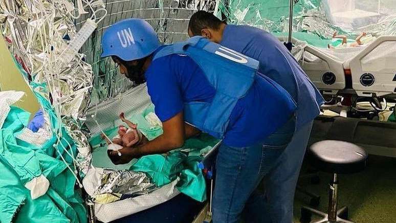 Maior hospital da Faixa de Gazas, o Al-Shifa ficou sem combustível e interrompeu serviços cruciais