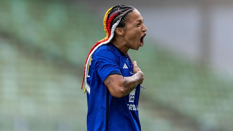 Byanca Brasil fez o gol da conquista do Cruzeiro diante do Atlético-MG pelo Campeonato Mineiro Feminino 2023 