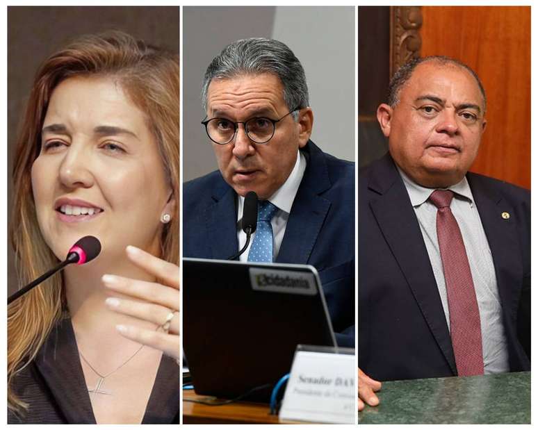 Os novos ministros Daniela Teixeira, Teodoro Silva Santos e José Afrânio Vilela serão empossados nesta quarta,22