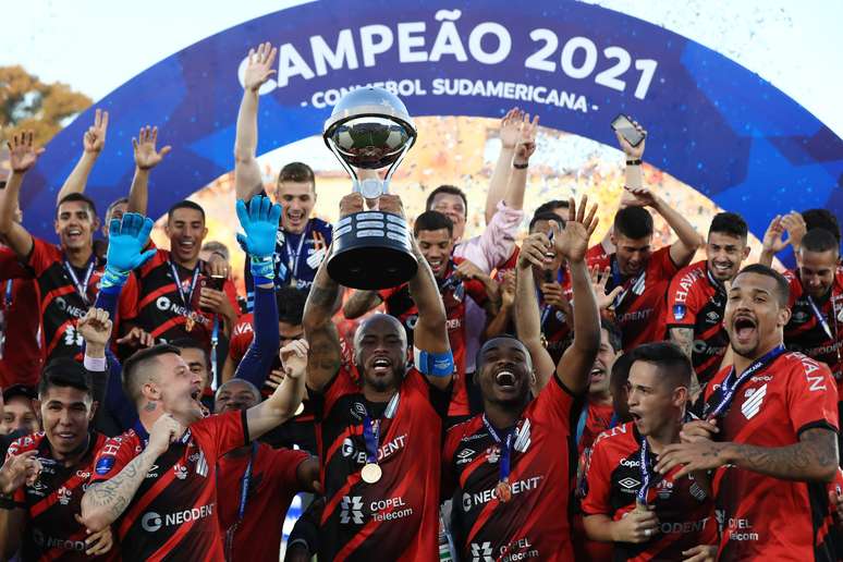 Comemoração do título do Athletico na Copa Sul-Americana de 2021 - 