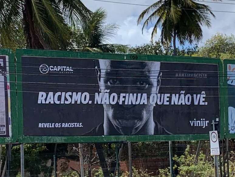 Campanha de Vini Jr contra o racismo —
