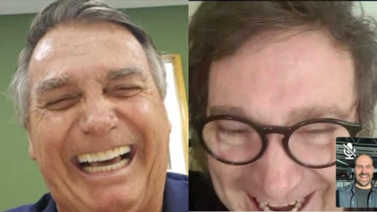 Jair Bolsonaro e Milei conversaram nesta segunda-feira, 20, por volta de 10h30 da manhã