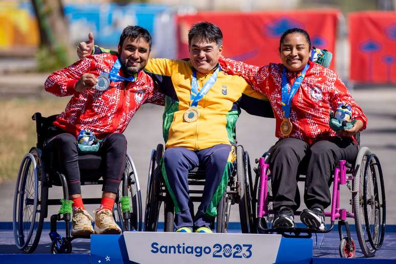 Marcelo Marton, medalista de ouro na R1 Carabina de ar em p&eacute; masculino SH1 &ndash; 