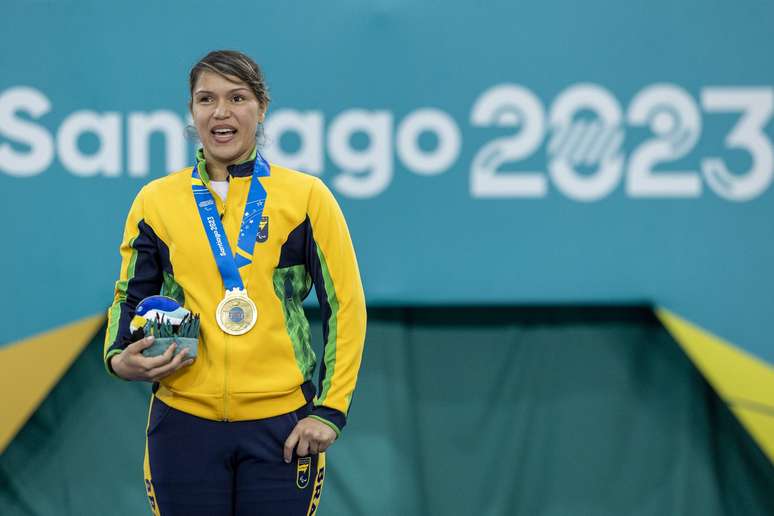 Brenda Freitas Medalha de Ouro no Jogos Parapan no jud&ocirc; &ndash; 