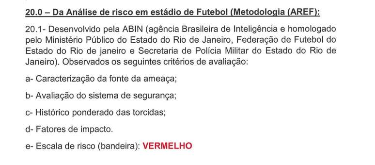 PM alertou sobre alto risco de segurança 