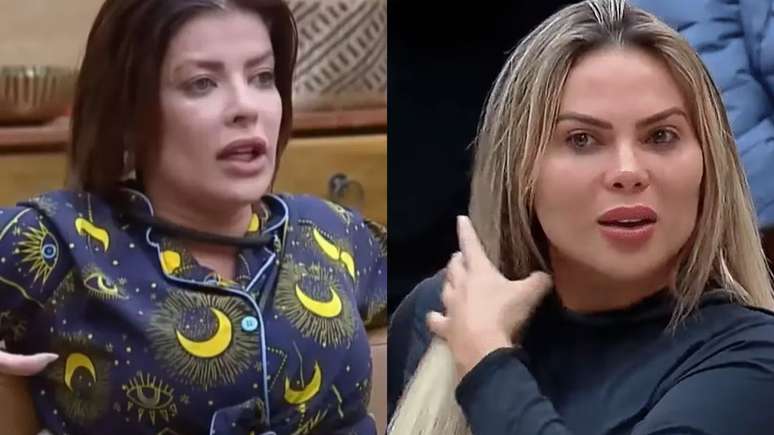 Jaquelline e Kally em 'A Fazenda 15'. Reprodução/Playplus