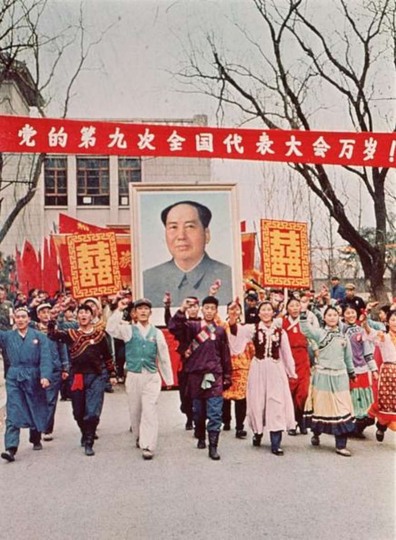 Revolução Cultural de Mao Tsé-Tung. (Fonte: Getty Images/Reprodução)