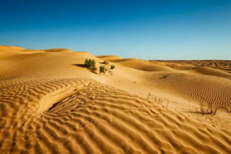 No total, deserto do Saara tem 9,2 milhões de km2. (Fonte: GettyImages)