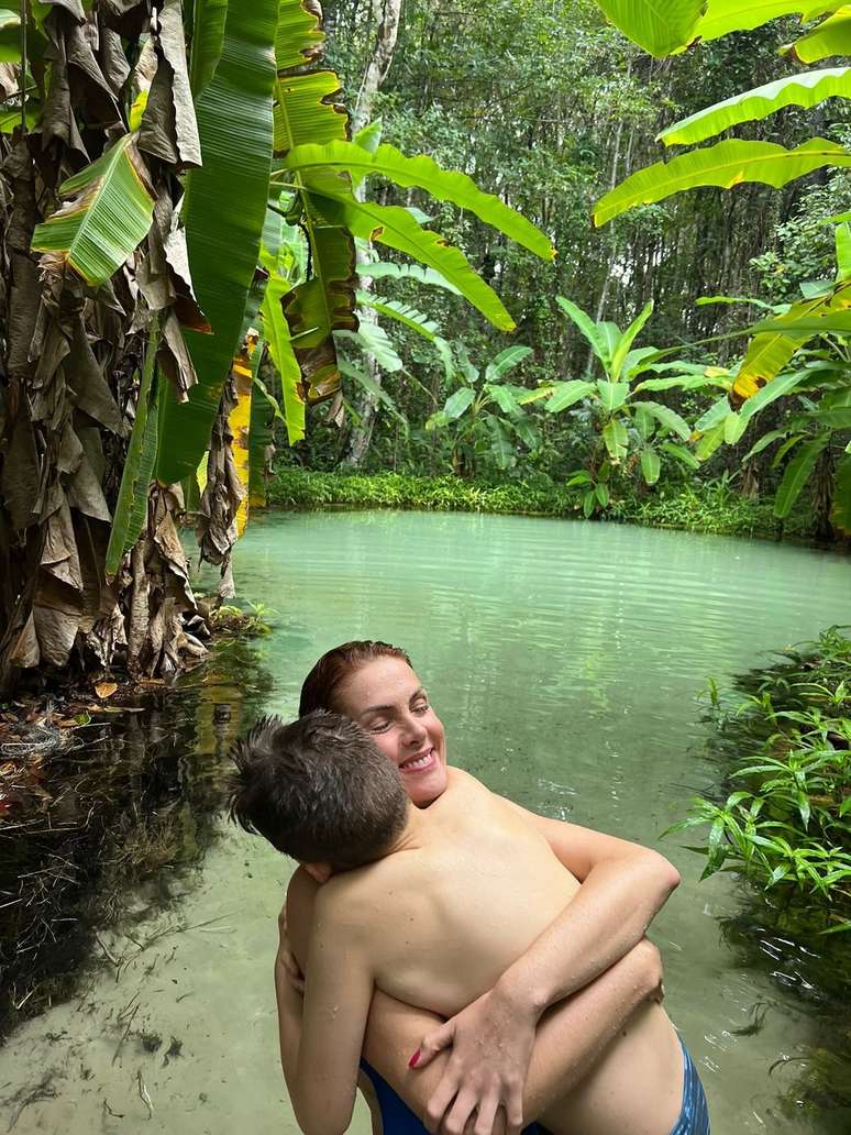 Ana Hickmann e Al&ecirc;zinho (Reprodu&ccedil;&atilde;o/Instagram)