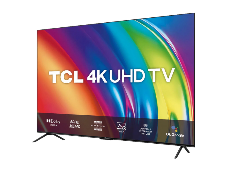 A TV TCL P745 estreia no Brasil buscando atrair usuários que gostam ou precisam de telas muito grandes ao embarcar um painel de 85 polegadas (Imagem: Reprodução/TCL)