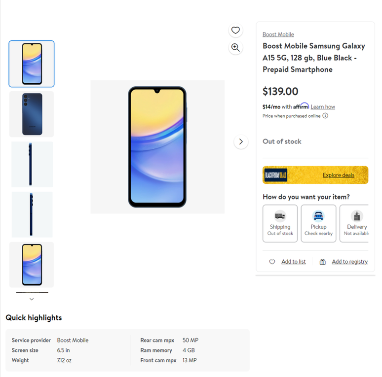 Galaxy A15 5G appeared in a commercial before the official presentation (Image: Screenshot/Walmart) Galaxy A15 5G appeared in a commercial before the official presentation (Image: Screenshot/Walmart)