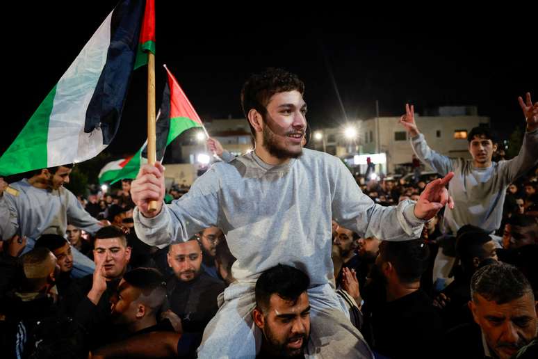 Palestinos libertados por Israel
