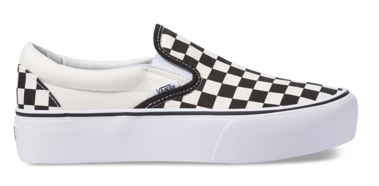 Tênis Slip-on Platform Checkerboard