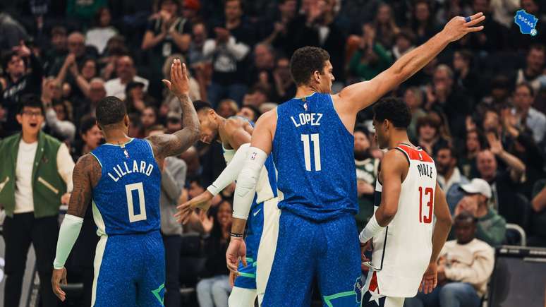 Bucks vence com show de Lopez, Lillard e Giannis -