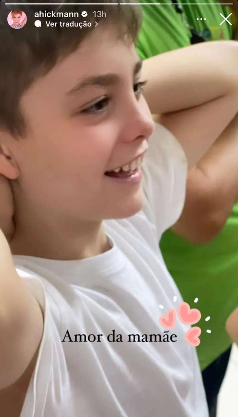 Ana Hickmann melts for her son Alezinho: ‘Mom’s love’