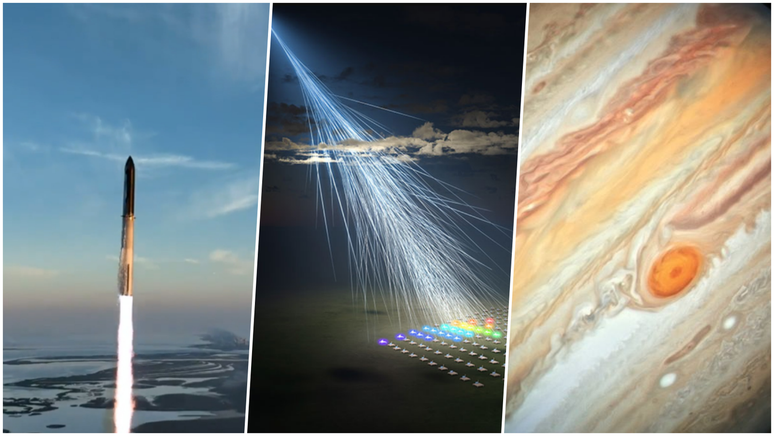 The sky is not the limit!  |  Space rocket, ultraenergetic particle and +