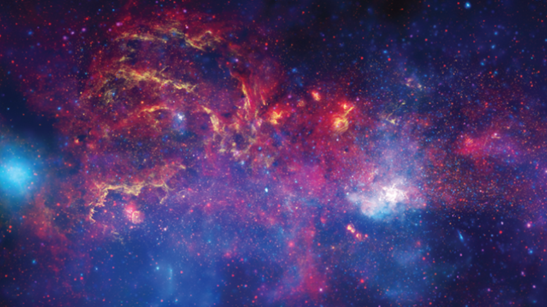 Central region of the Milky Way (Image: Reproduction/NASA/CXC/SAO/STScI/JPL-Caltech) Central region of the Milky Way (Image: Reproduction/NASA/CXC/SAO/STScI/JPL-Caltech)