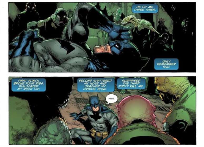 Early in his career, Batman has no structure and knowledge against beings whose biology and abilities he has no knowledge of (Image: Reproduction/DC Comics)