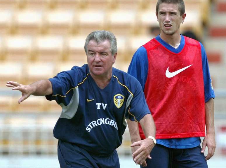 Terry Venables durante sua passagem como treinador no Leeds United – Pornchai Kittiwongsakul/AFP via Getty Images