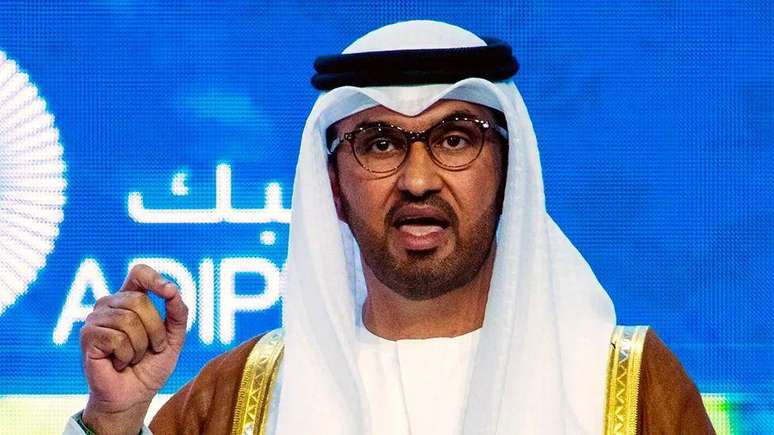 Sultan al-Jaber é presidente da cúpula do clima e também chefe da empresa petrolífera estatal dos Emirados Árabes Unidos