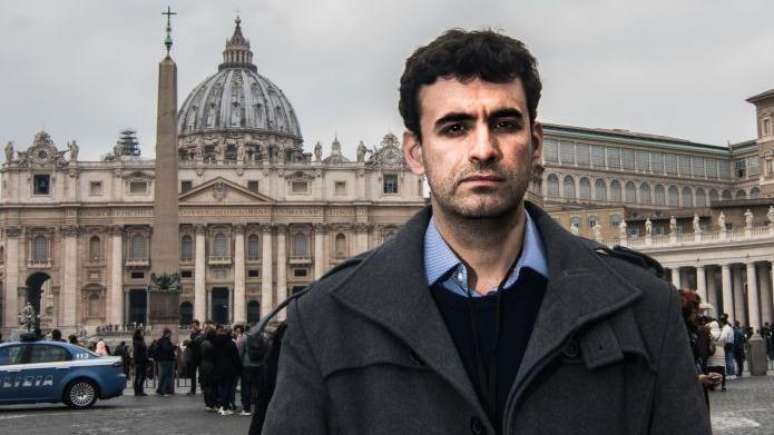 Miguel Hurtado em Roma, em fevereiro de 2019. Ele levou 20 anos para conseguir contar os abusos que sofreu