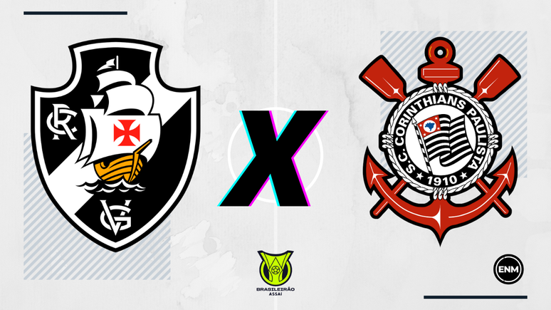 Vasco e Corinthians se enfrentam nesta terça-feira, em São Januário 