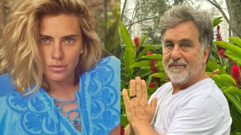 Carolina Dieckmann e Marcos Frota. Reprodução/Instagram