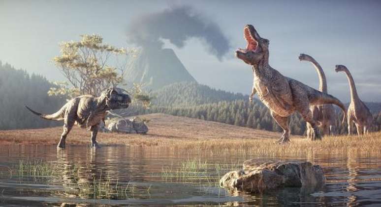 O estudo aponta que as altas taxas de flúor e enxofre, presentes nas lavas dos vulcões ativos na época, deram início a extinção de algumas espécies de dinossauros na Terra. 