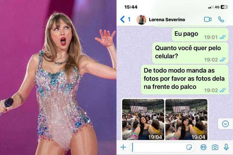 Lorena Severino teve celular roubado após show de Taylor Swift