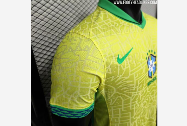 Site 'vaza' suposta e inusitada nova camisa da seleção brasileira; veja  foto - Esporte - Extra Online