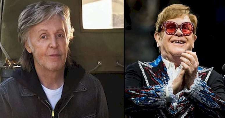 Fotos: Reprodu&ccedil;&atilde;o / Instagram / @paulmccartney / @eltonjohn