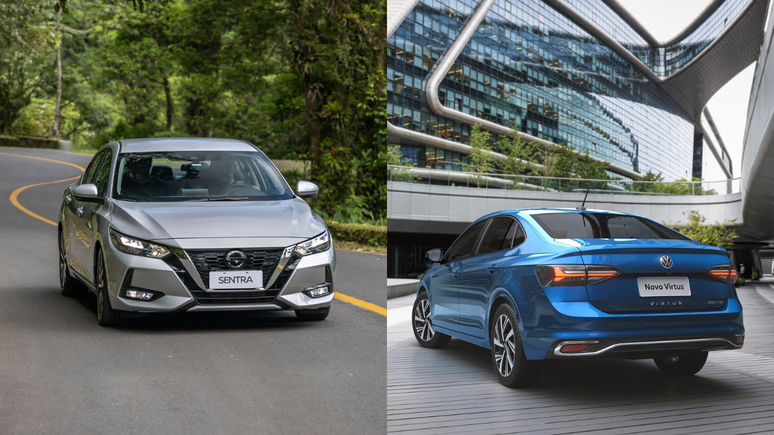 Nissan Sentra e Volkswagen Virtus: renovados, decidem qual foi o melhor lançamento do ano