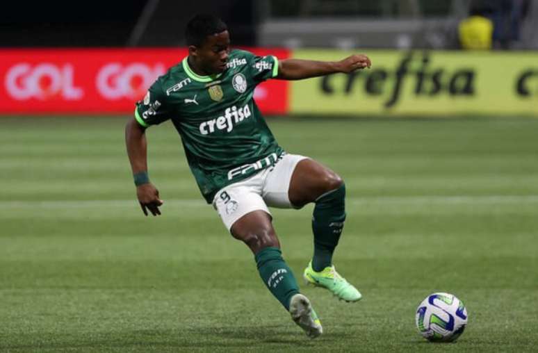 Endrick, atacante do Palmeiras