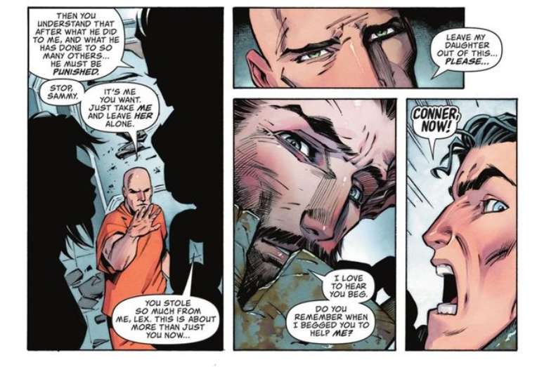 Superman enfrenta novamente o vilão chamado Acorrentado, que possui força telecinética descomunal (Imagem: Reprodução/DC Comics)