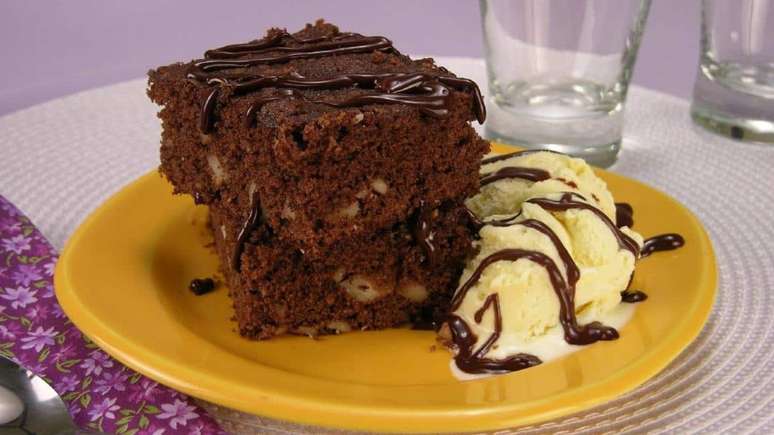 Fake chestnut brownie: a very easy dessert