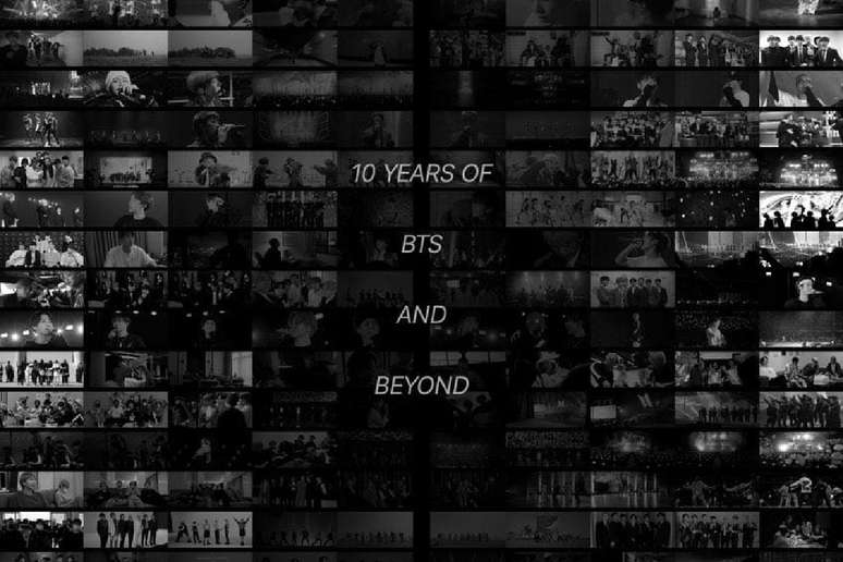 Os sete integrantes de BTS mostram um lado especial ao longo dos 10 anos de carreira em &ldquo;BTS Monuments: Beyond The Star&rdquo; 