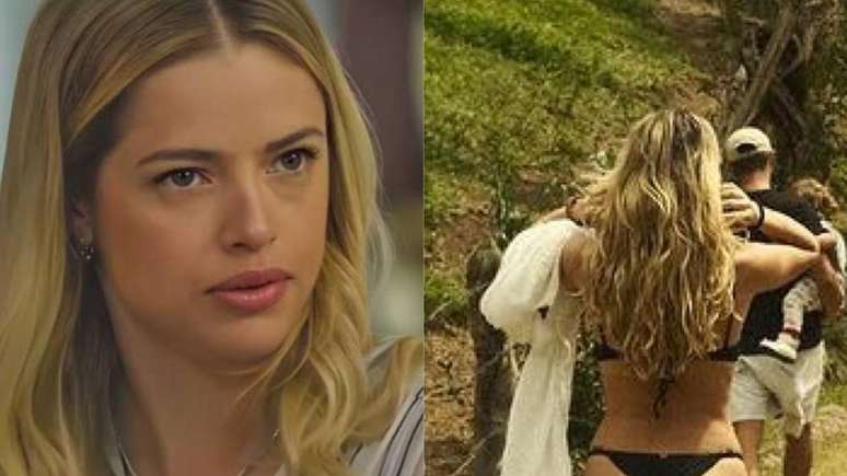 Agatha Moreira enjoys a day at the waterfall with Rodrigo Simas and her beautiful shape attracts attention
