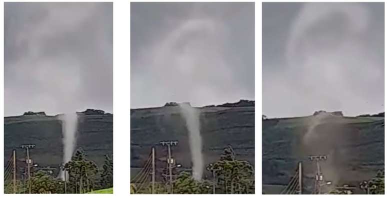 Rio das Antas registrou a passagem de um tornado