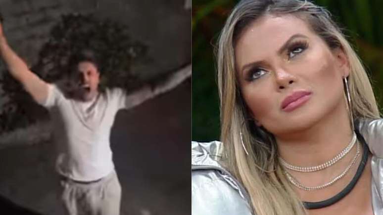 Lucas Souza e Kally Fonseca. Reprodução/ Instagram e Record