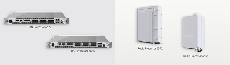 Imagens dos novos RAN Processor e Radio Processor da Ericsson. (Imagem: Divulgação/Ericsson)