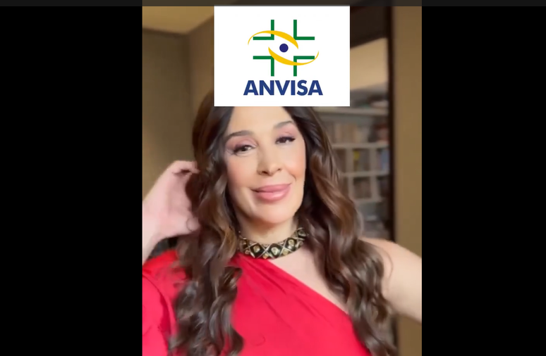 Vídeo dá a entender que atrizes, cantoras e apresentadoras famosas usam suplemento e que produto tem aprovação da Anvisa