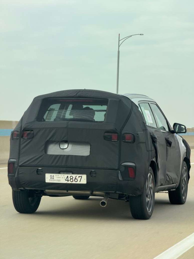 Novo Hyundai Creta em testes na Coreia do Sul