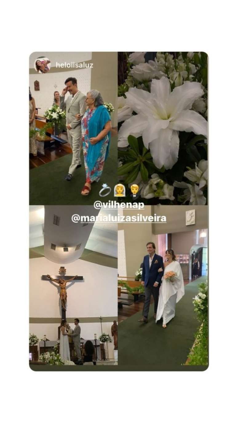 Casamento Paulinho Vilhena. Reprodução/Instagram