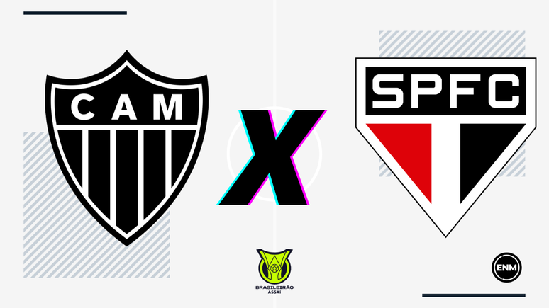 Atlético-MG x São Paulo: veja onde assistir, escalações